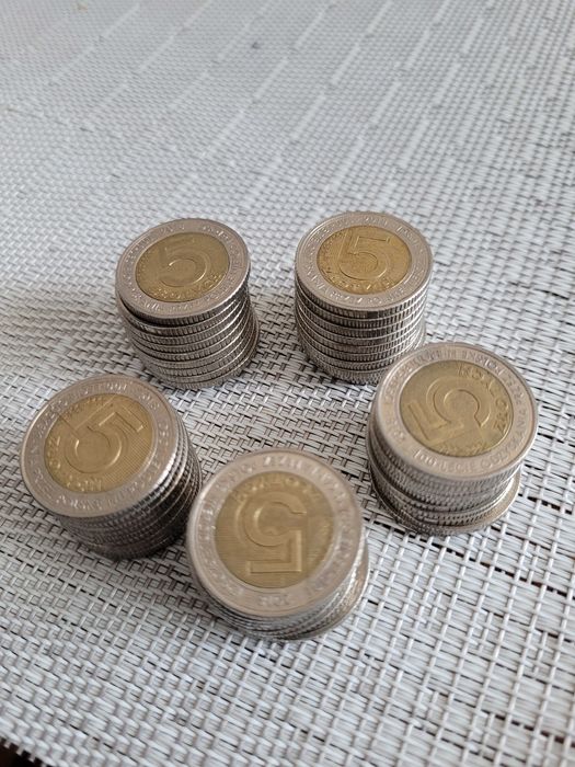 Monety 5zl 2018r 100-lecie odzyskania niepodległości.