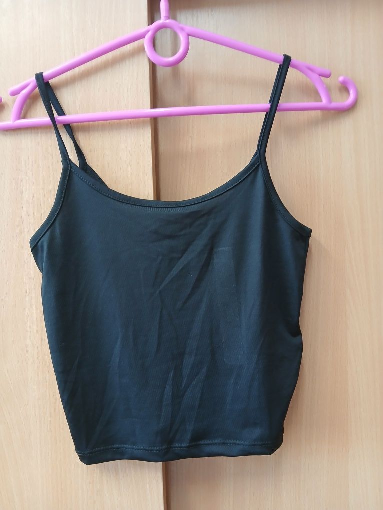 Czarny top z Pull&Bear