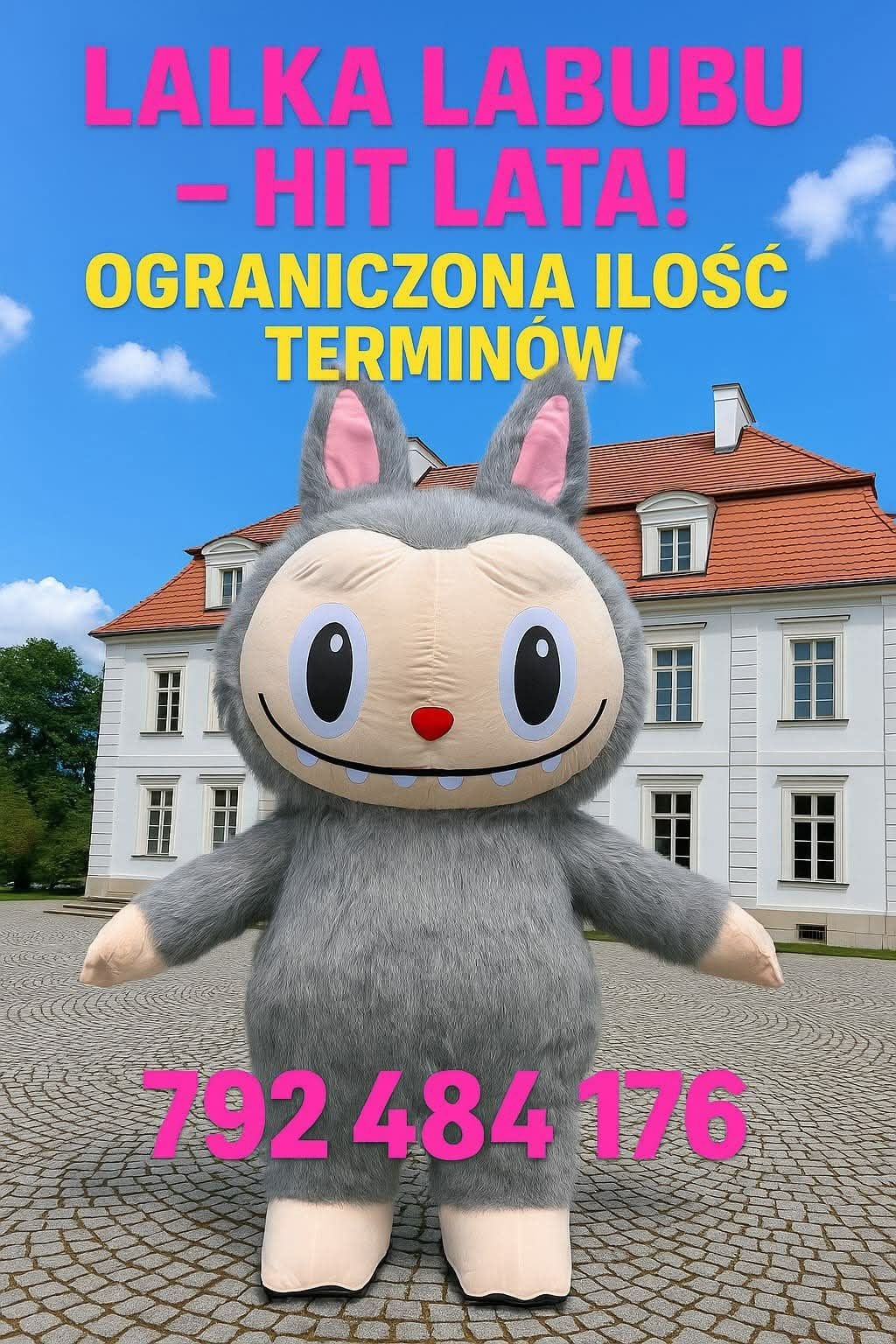 Labubu,animacje dla dzieci,piana party,dmuchance,kule wodne