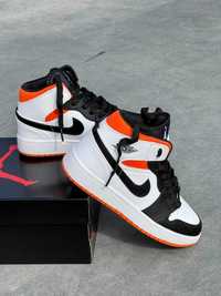 АКЦІЯ! Жіночі кросівки Nike Jordan Retro Mid  ‘Black Orange’ (36 р.)