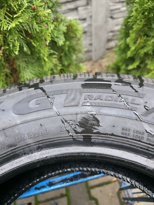 4szt zima 195/70-15C 2xGTRadial 104/102R 10mm +2xPlatin 104/102R 7.5mm