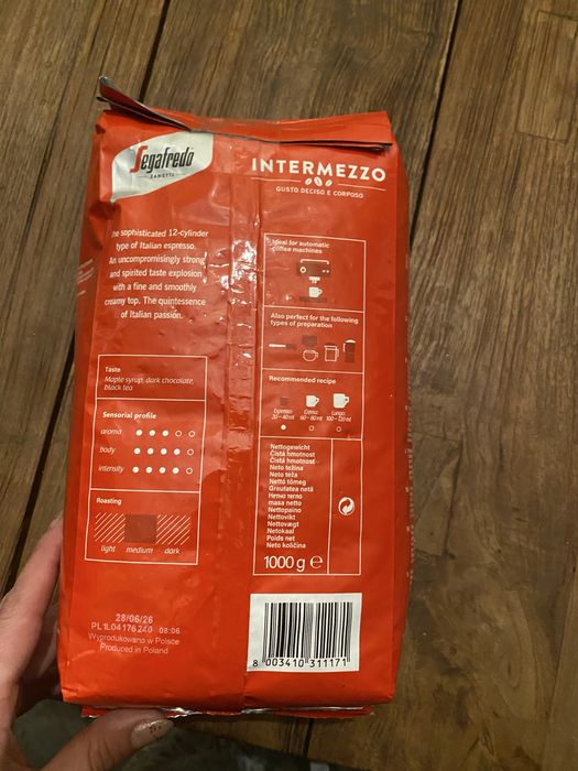 Segafredo Intermezzo kawa ziarnista 1 kg