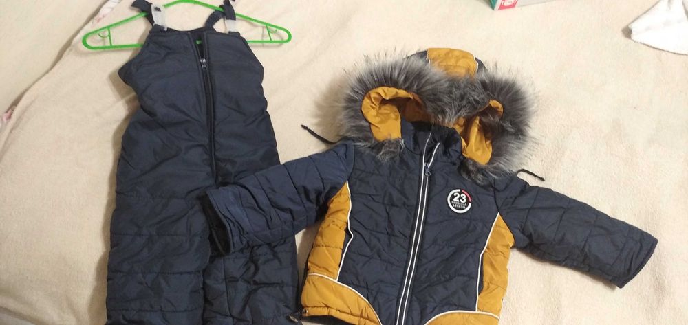 Дитячий теплий зимовий комбінезон 92 р.