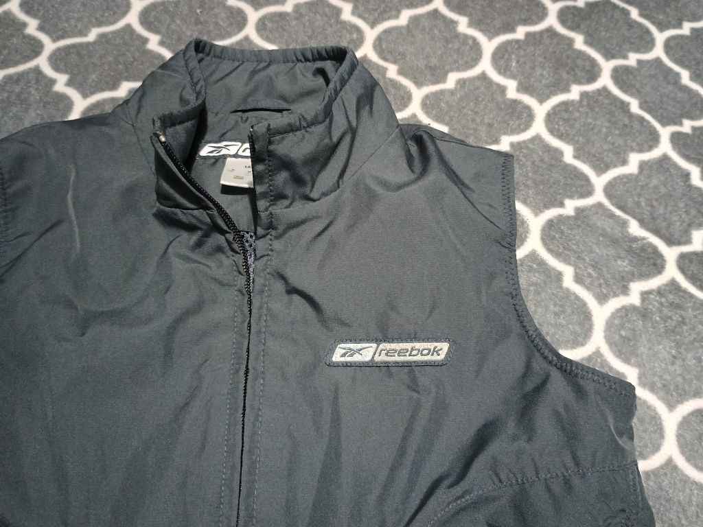 Kamizelka wiosenna jesienna szara grafitowa Reebok r. 147 122 i 128