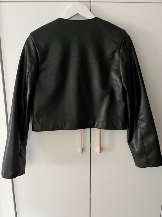 Kurtka eko skóra z guzikami xs H&M