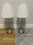 2 lampy białe IKEA