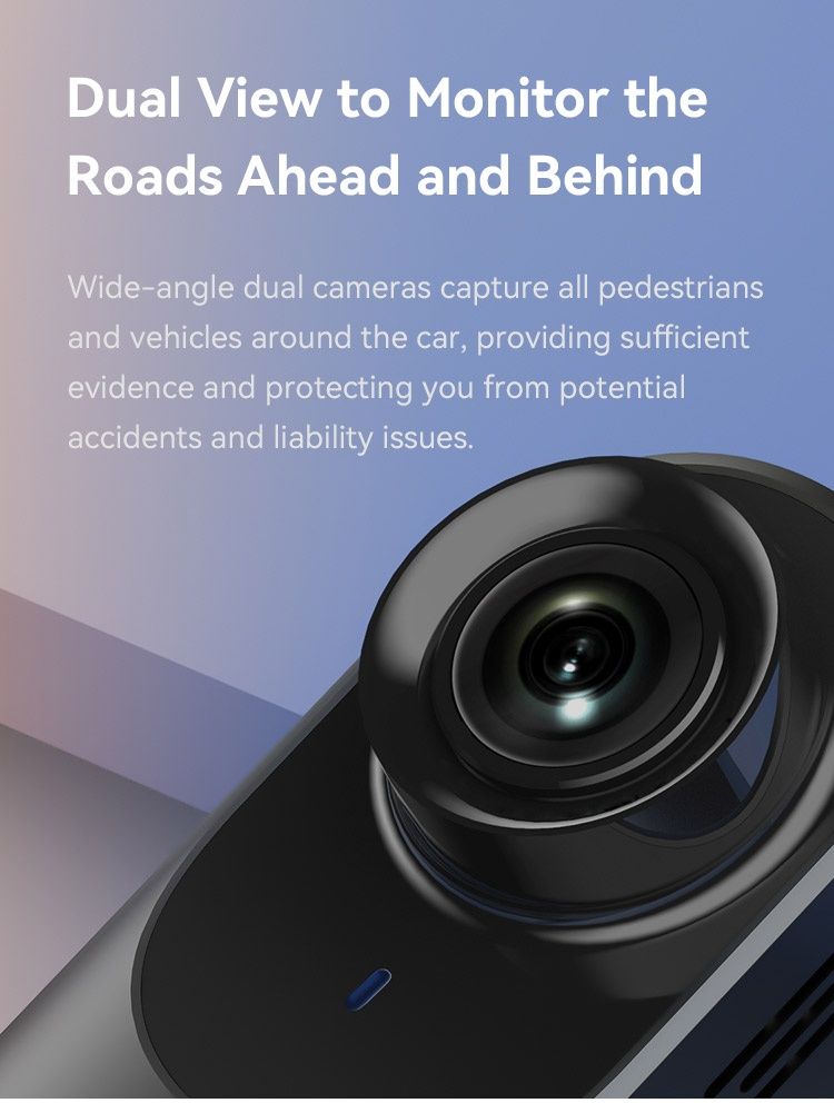 Видеорегистратор автомобильный DDPai Dash Cam N3 Pro GPS,две камеры