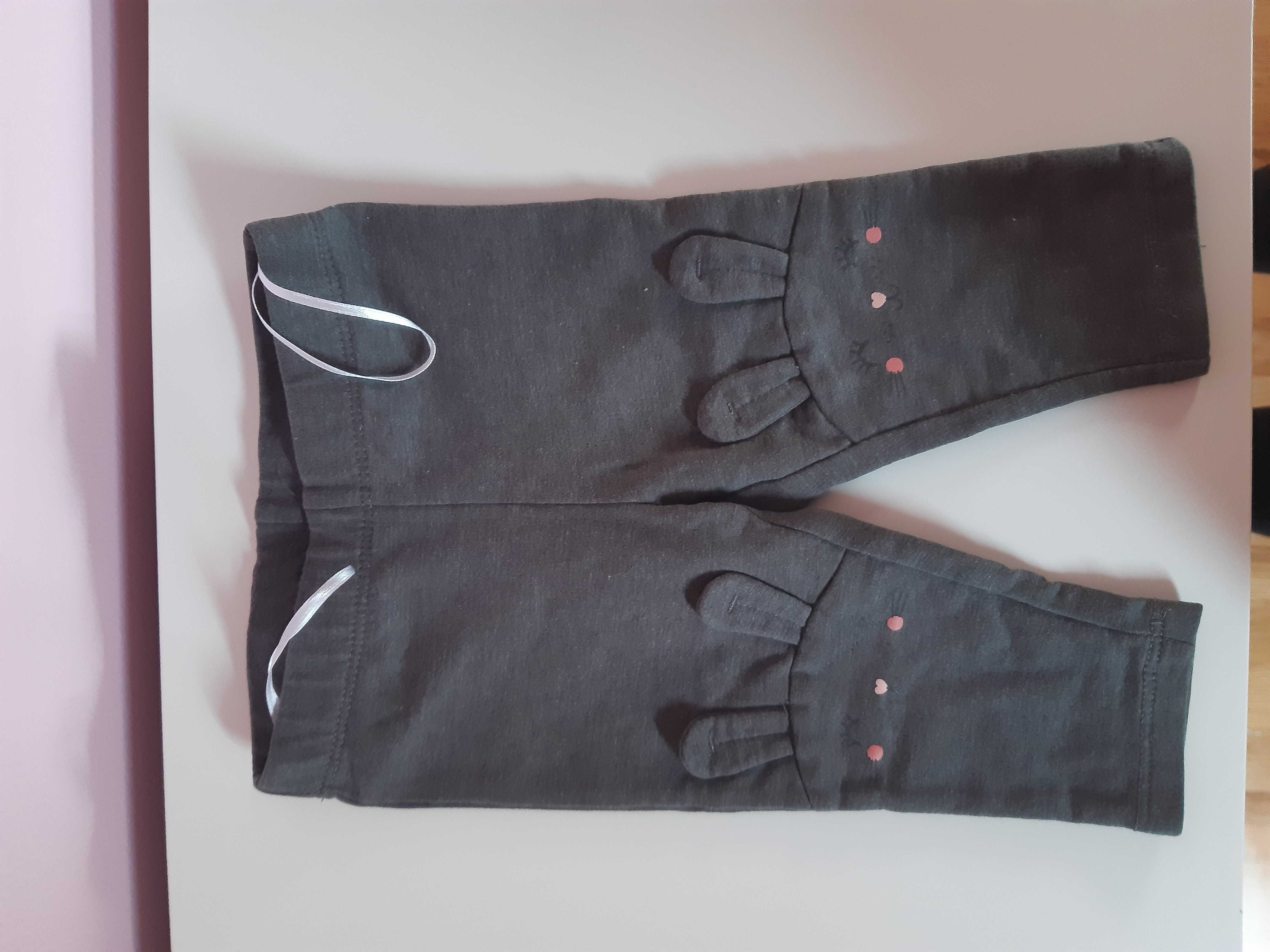 Legginsy niemowlece H&M 68