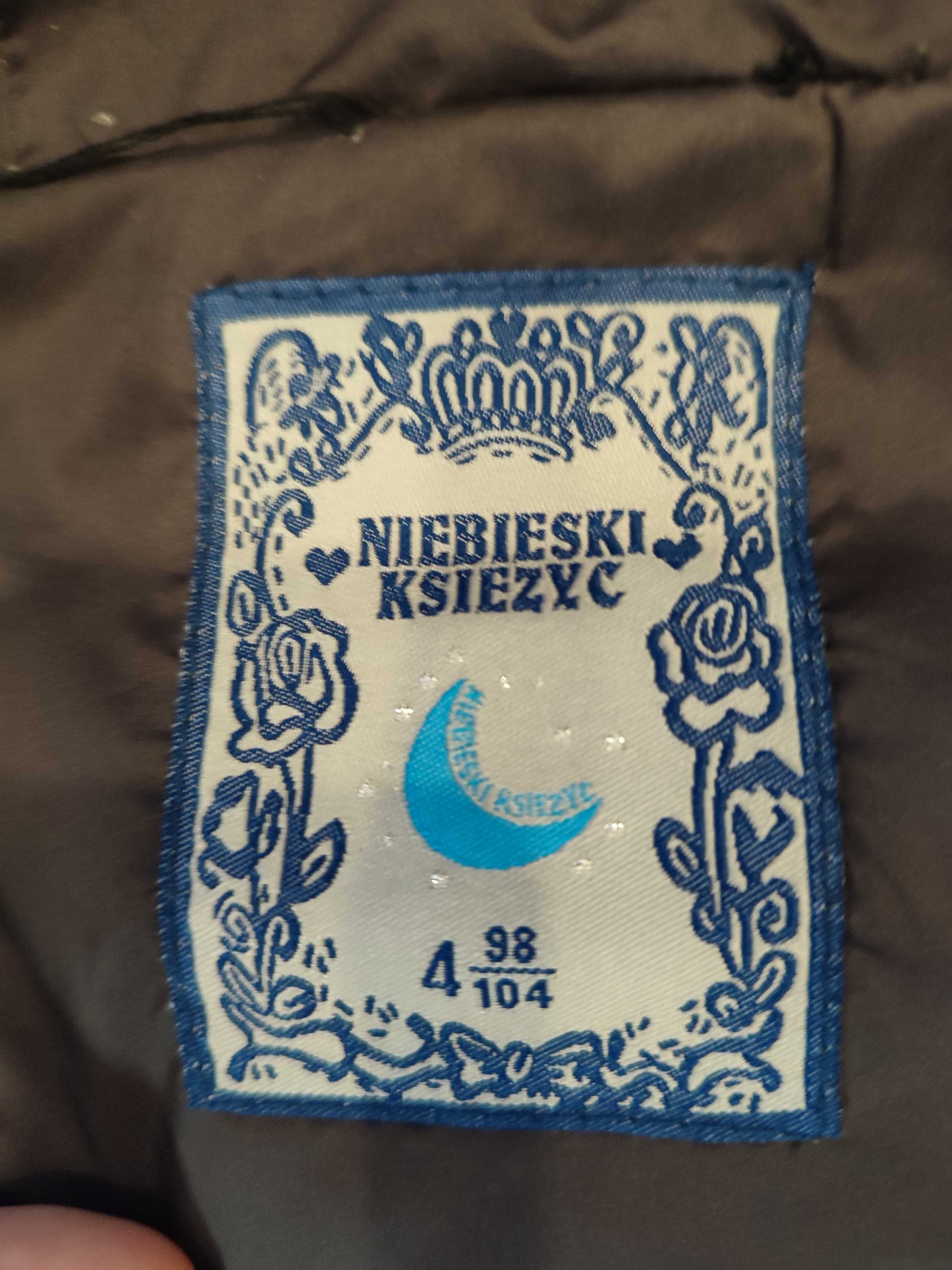 Kurtka przejściowa ombre 98 104 niebieski księżyc niebieska brązowa