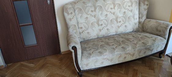 Zestaw mebli kanapa, leżanka + dwa fotele