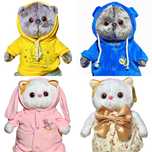 Мягкая игрушка Басик и Кошечка ЛиЛи (подружка Басика) 35см