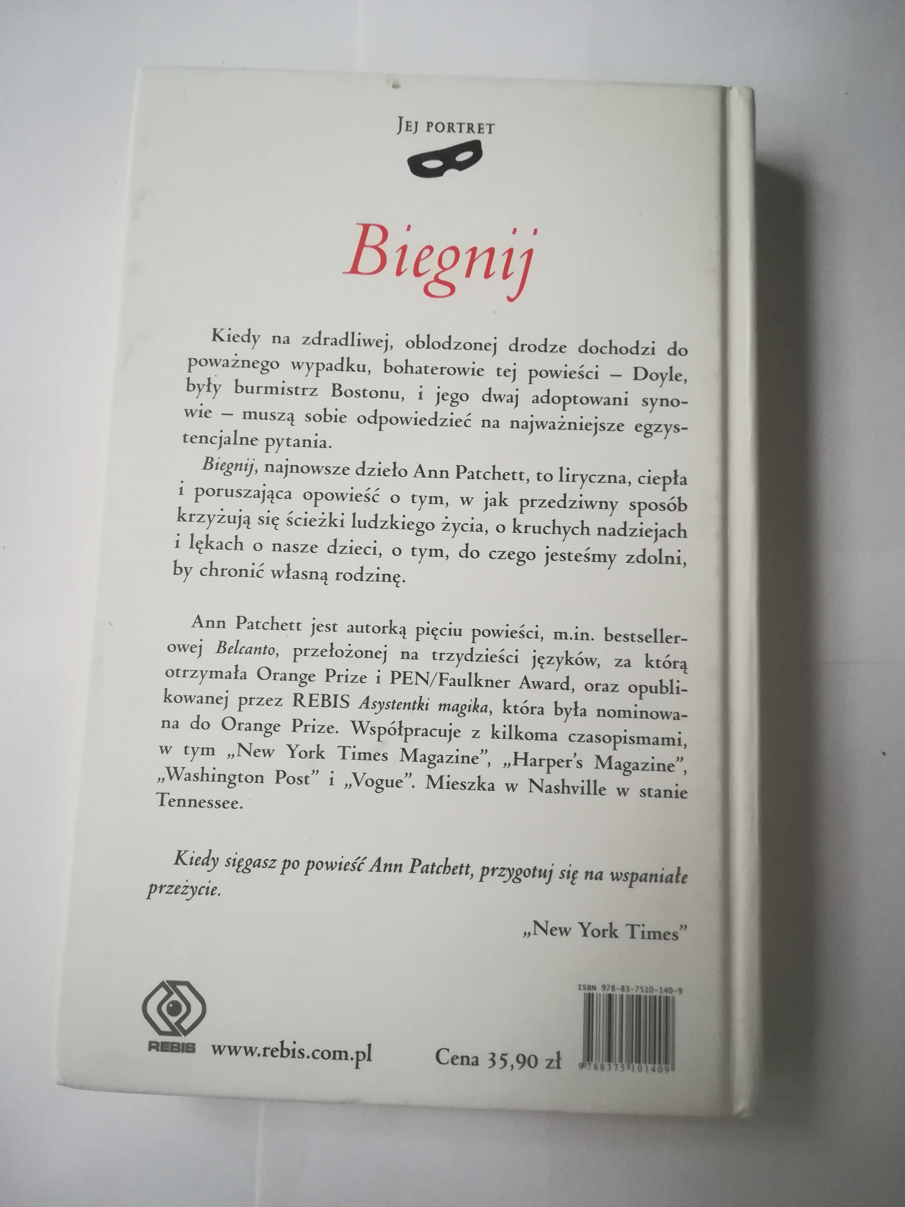 Biegnij - Ann Patchett