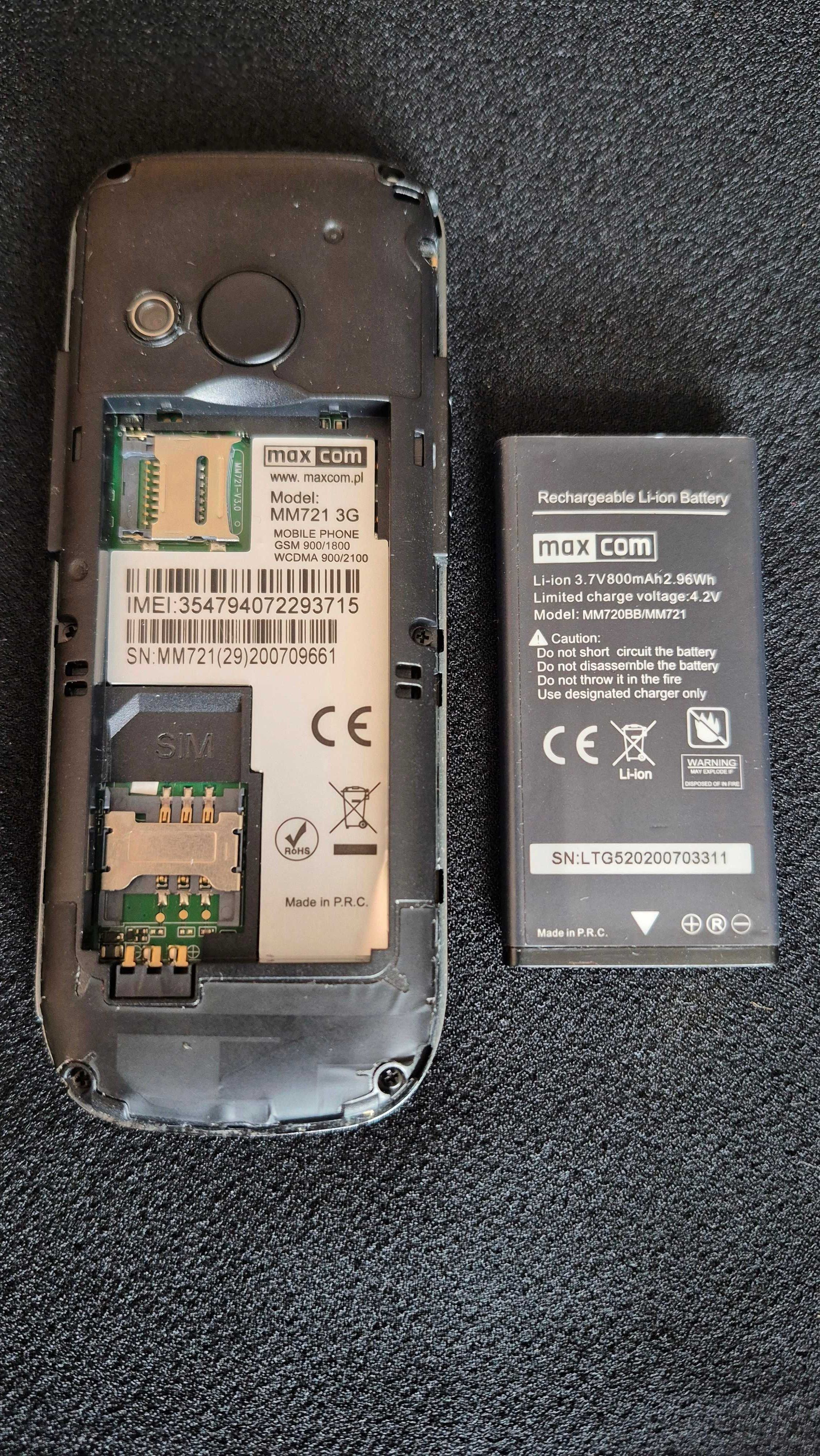 Telefon MM 721 komórkowy, stacjonarny,