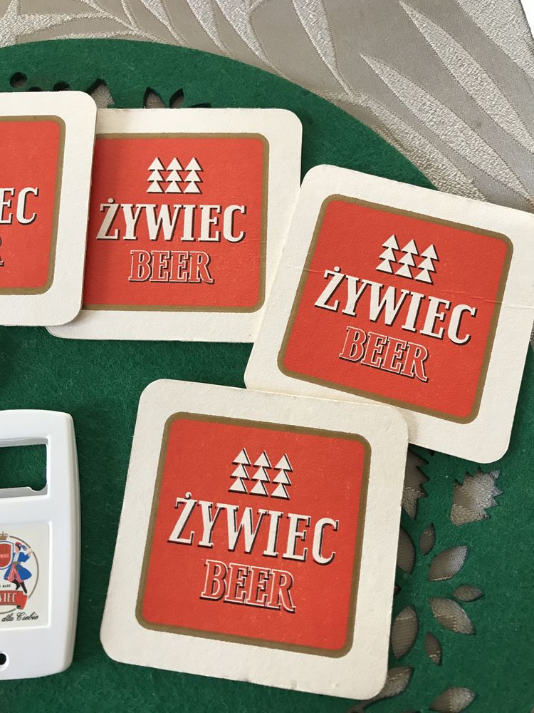 Kolekcja Żywiec otwieracz zapałki podkładki