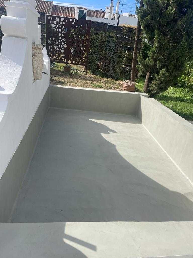 Aplicação de microcimento, microlime, marmorino Mão de obra + material
