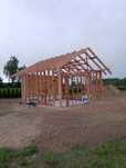 Konstrukcję drewniane-Wiata- Garaż 35m2