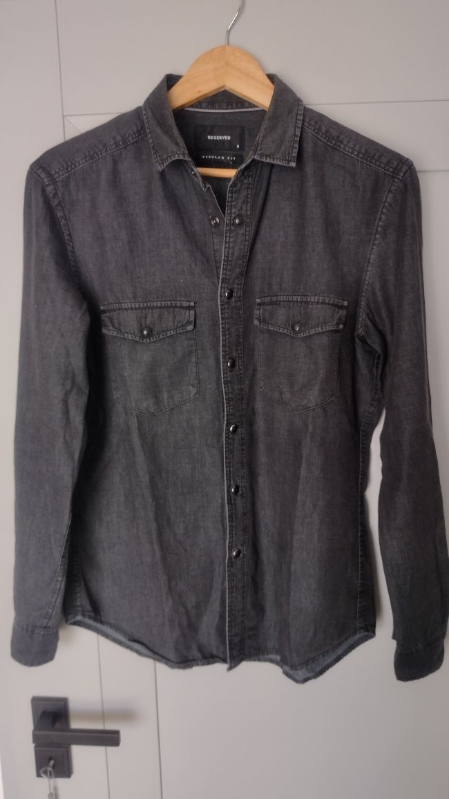 Koszula jeans Reserved regular fit rozmiar s