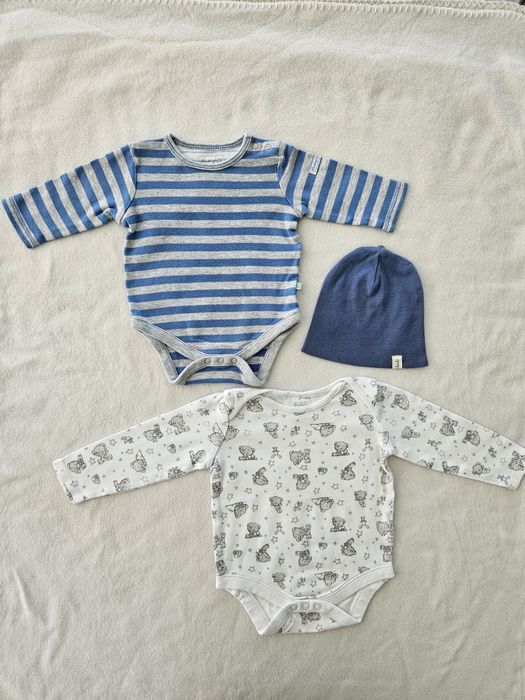 Zestaw Body spodnie rozm 62 bawełna H&M