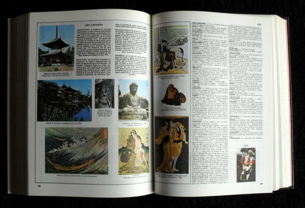 Dicionário Enciclopédico Koogan Larousse 3 volumes a cores Seleções