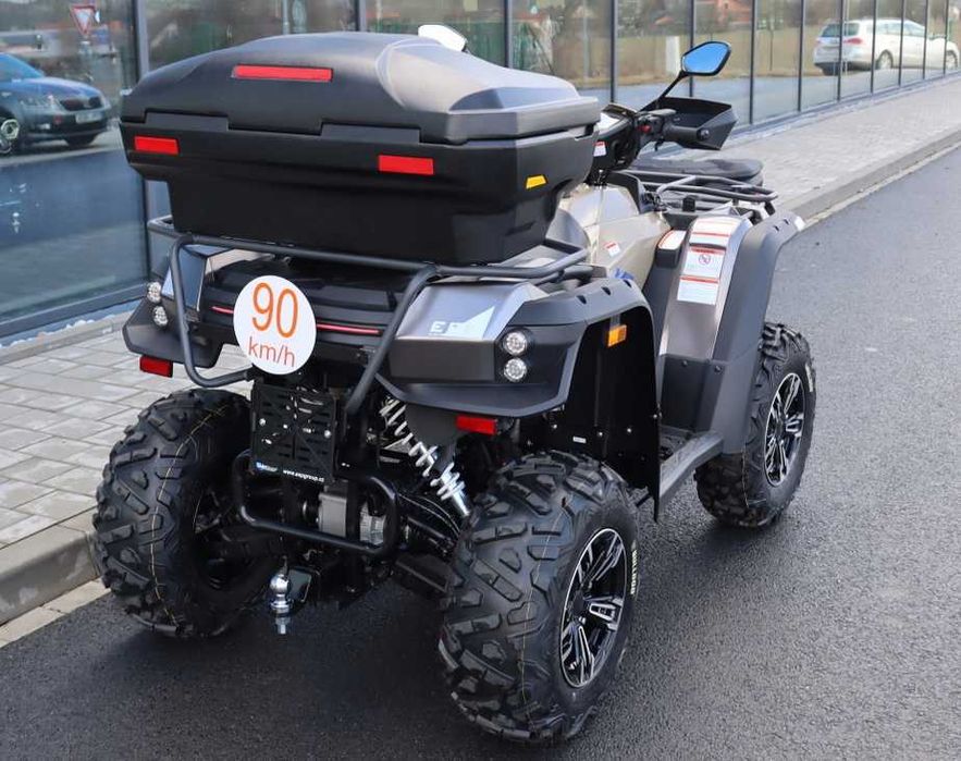 Kufer box SIKKIA tył tylny 85L + OPARCIE/ZAMEK uniwersalny do QUAD ATV