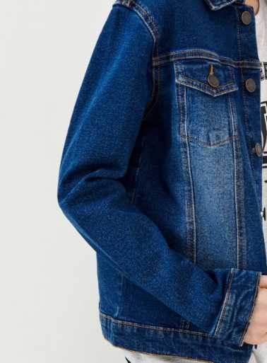 Kurtka jeansowa chłopięca 152 cm