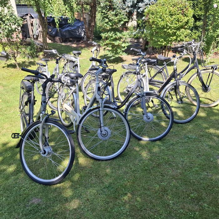 Rowery miejskie elektryczne 26-28 cali