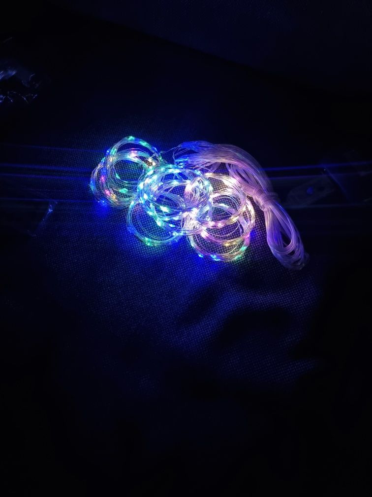 Kurtyna LED 3 x 3 metry USB efekty RGB