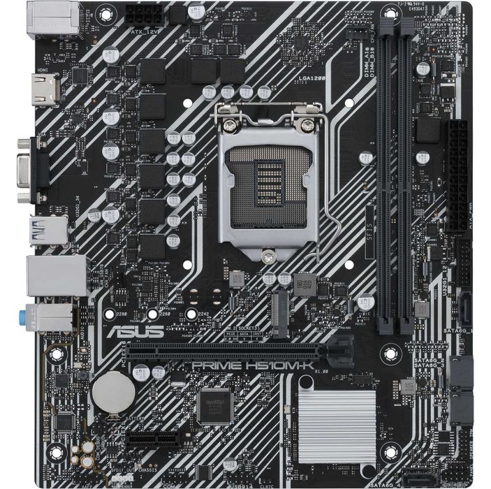 Мат. плата Asus Prime H510M-K + Intel Core i5-11400F 2.6 GHz BOX