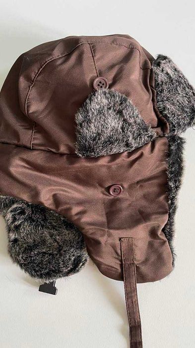 ciepłą czapka pilotka  - unisex  nowa