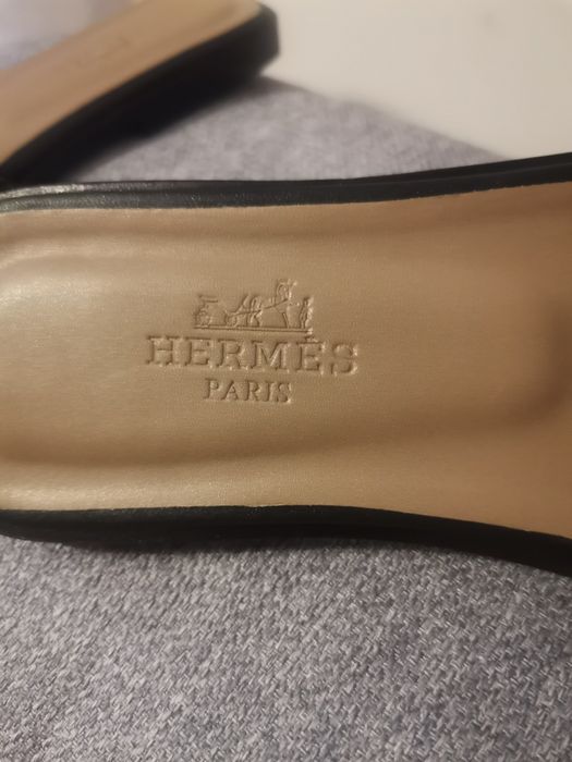 Klapki Hermes oran sandals