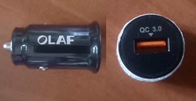 Carregador de Isqueiro USB 3.0 - OLAF (carga rápida)