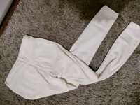 Spodnie białe rurki Sinsay