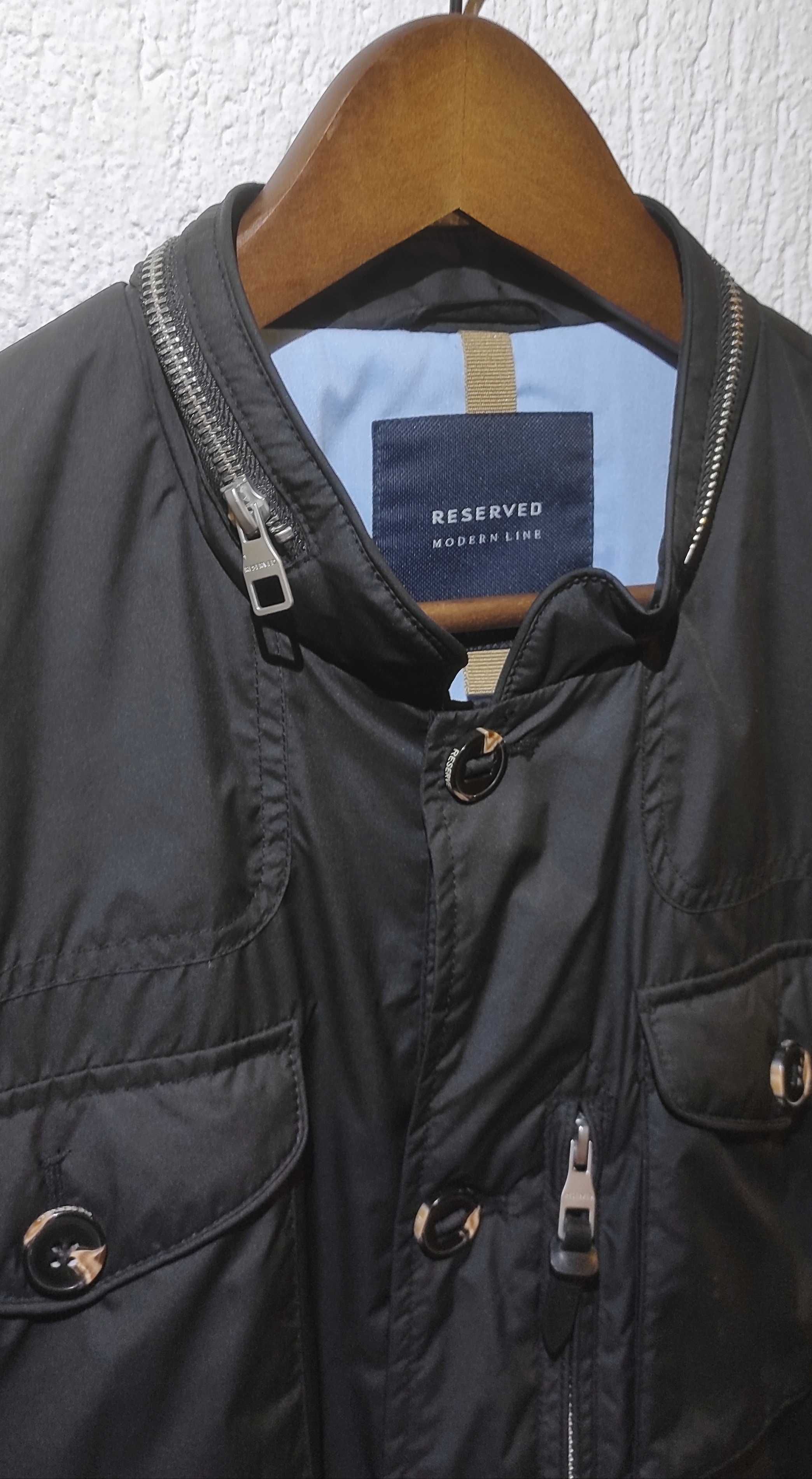 Elegancka kurtka Reserved kolor czarny rozmiar XL stan bdb