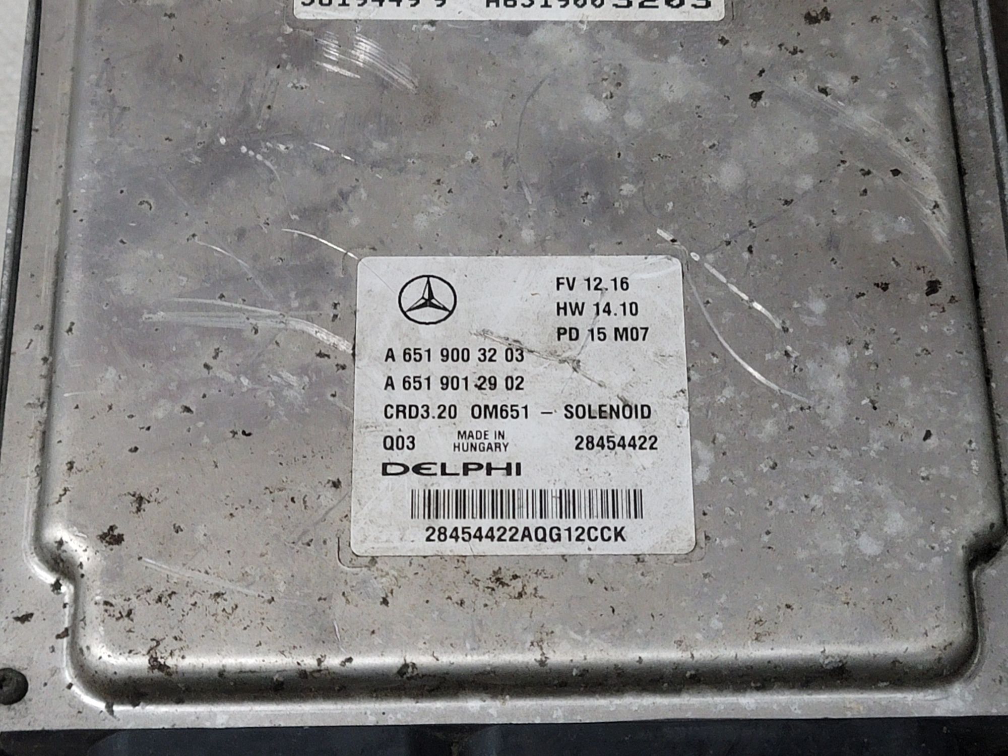Блок управління MB Sprinter w906 om651 evro 5 2.2 cdi crd3.20 замок за