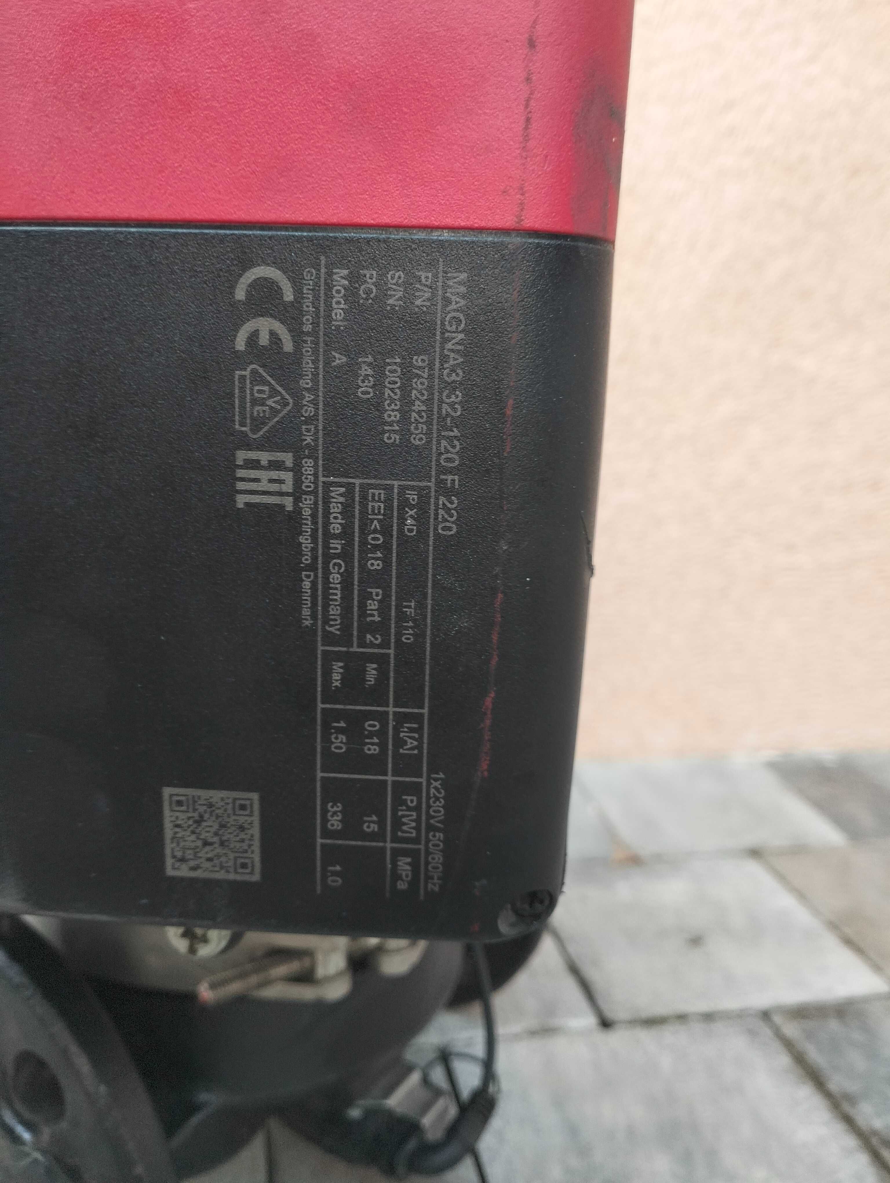 Pompa obiegowa Grundfos MAGNA3 32-120F, długość 220 mm, zasilanie 230V