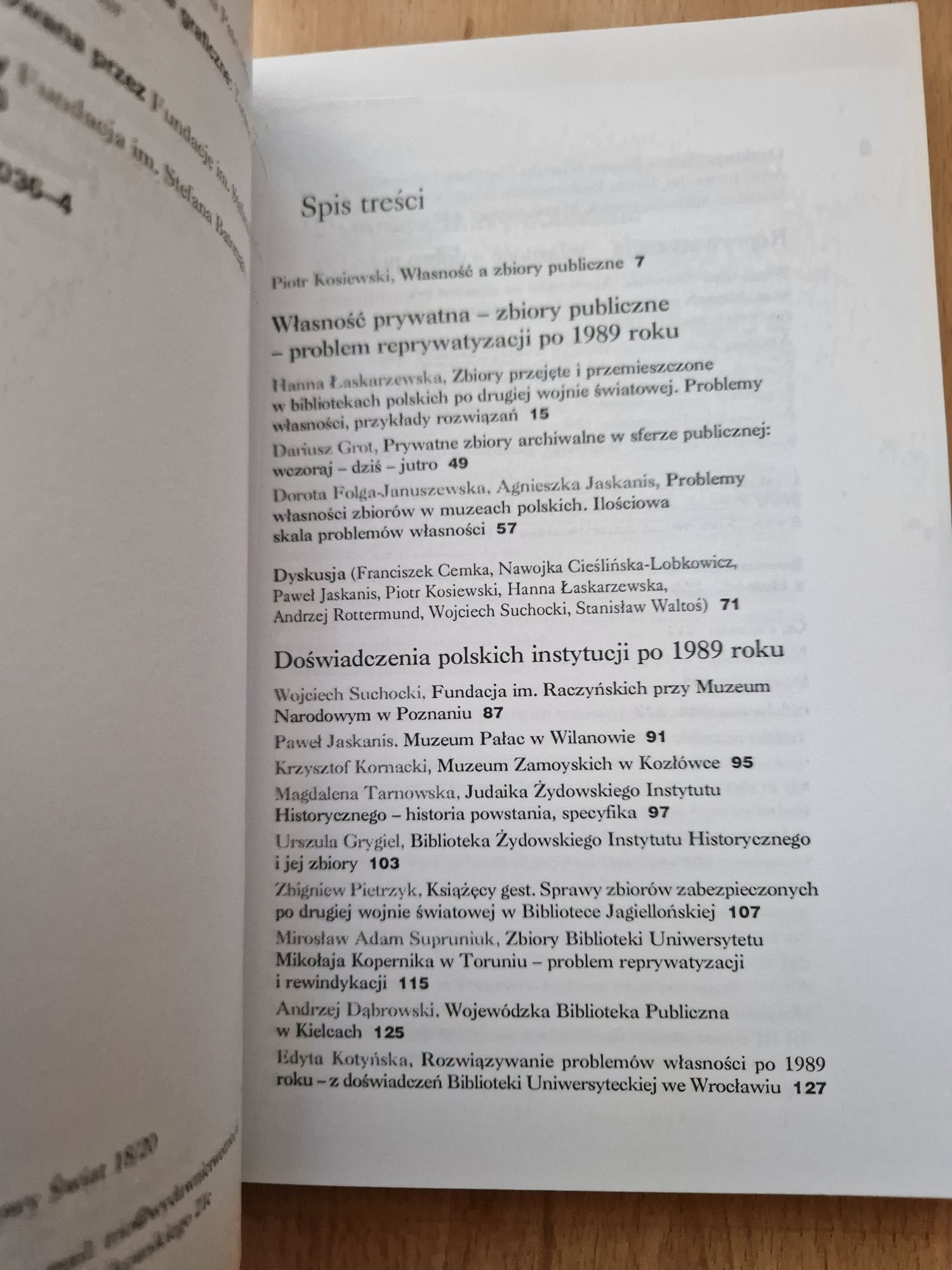 Własność a dobra kultury - Grażyna Czubek, Piotr Kosiewski JAK NOWA!