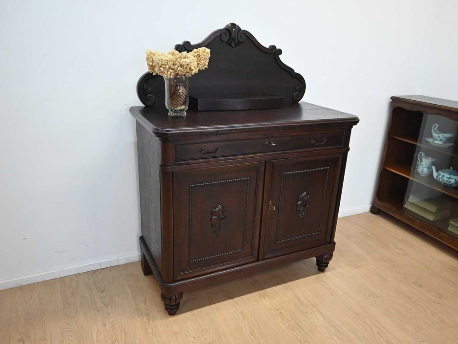 komoda z szufladą na toczonych nóżkach 110708