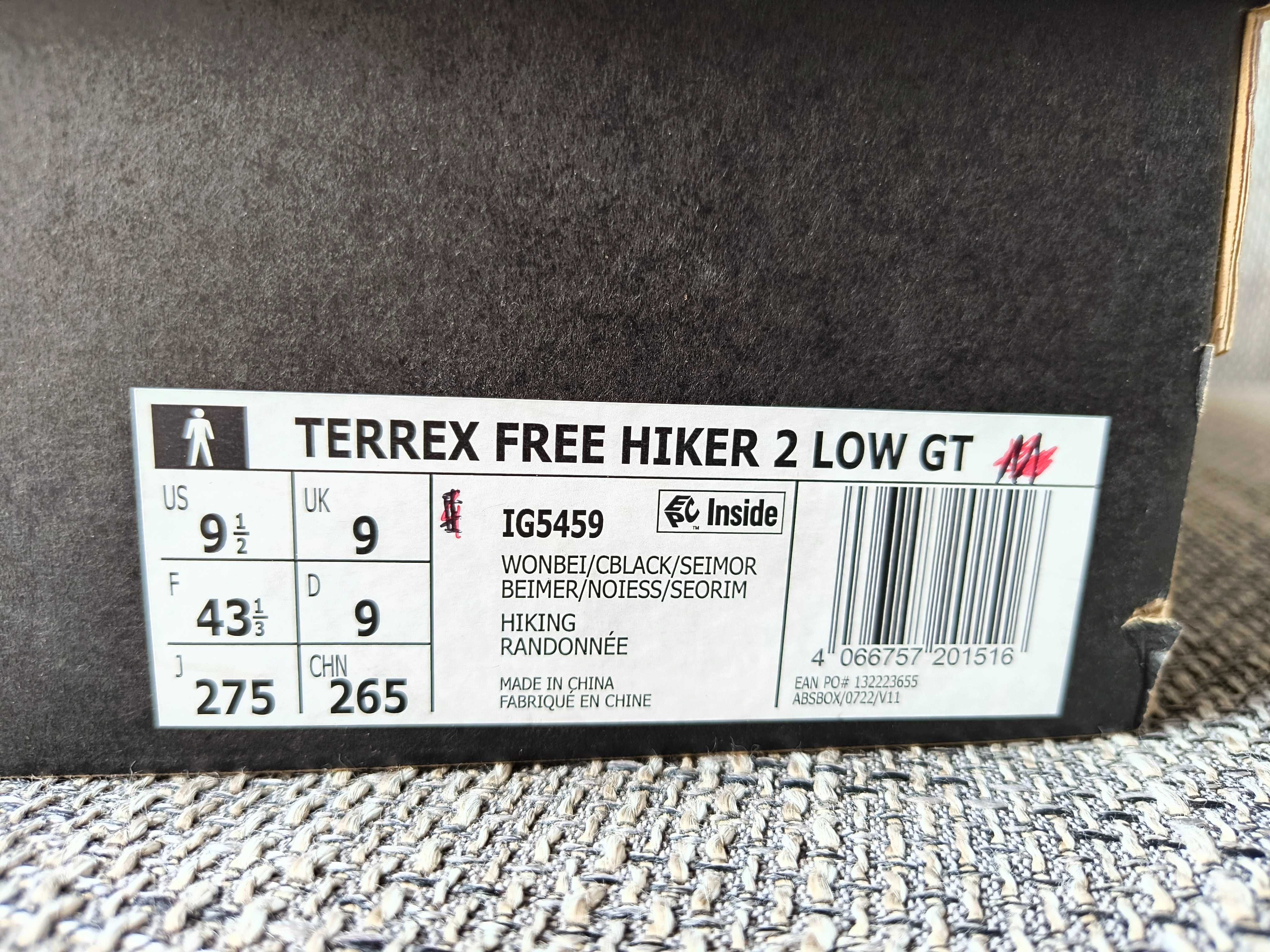 Buty trekkingowe Adidas Terrex Free Hiker 2 GTX rozm. 43 1/3
