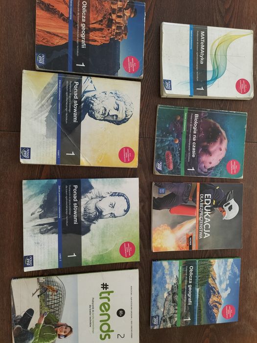 Sprzedam książki do klas 1 technikum/ liceum