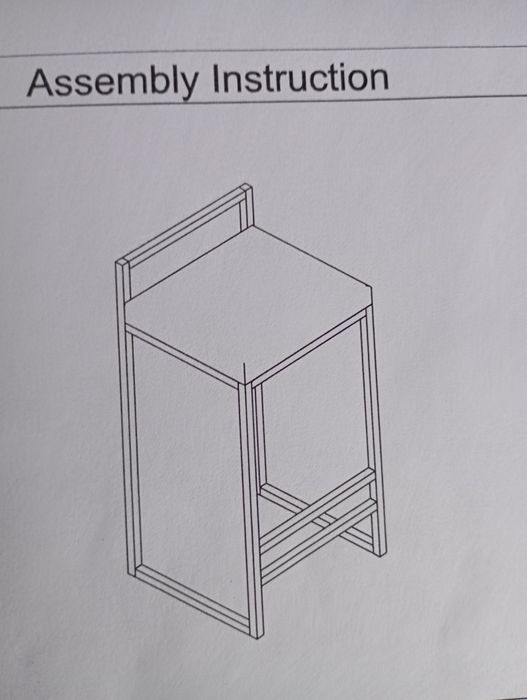 Stołek barowy Andres