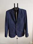 Marynarka slim fit  granatowa H&M M