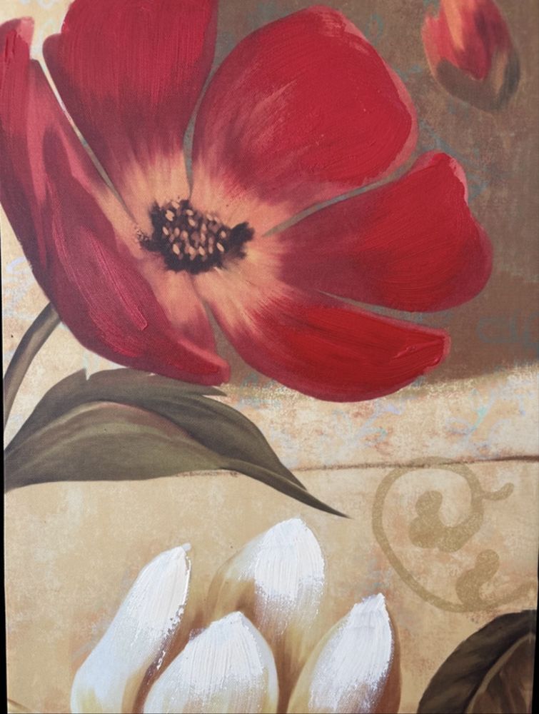 Quadro de pintura com moldura