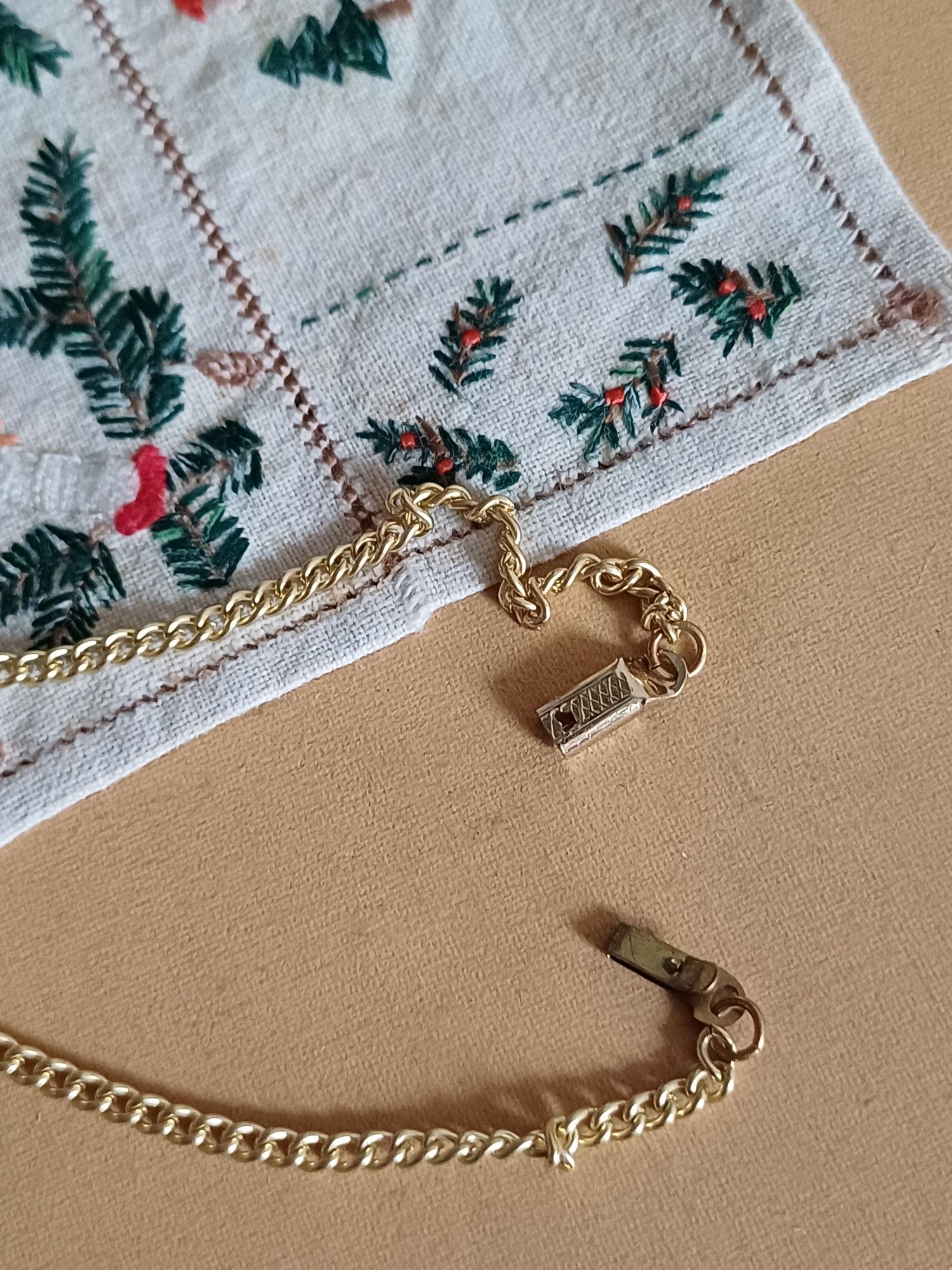 Naszyjnik kolia vintage biżuteria kostiumowa prl