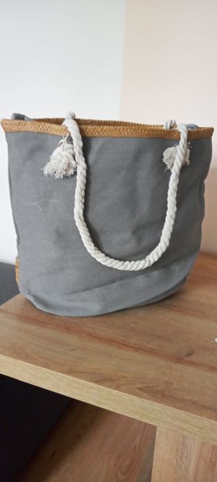 Torba plażowa szara