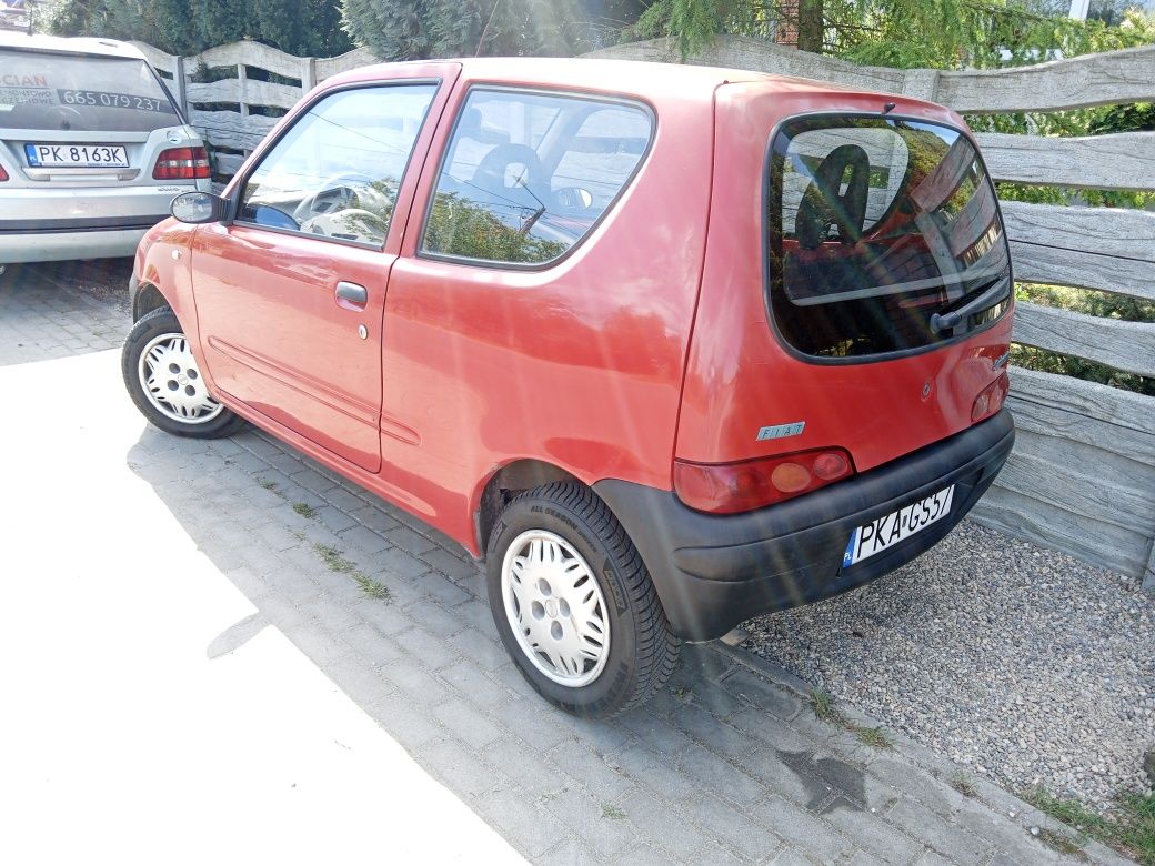 Fiat Seicento 1.1 benyzna niski przebieg książki serwisowe