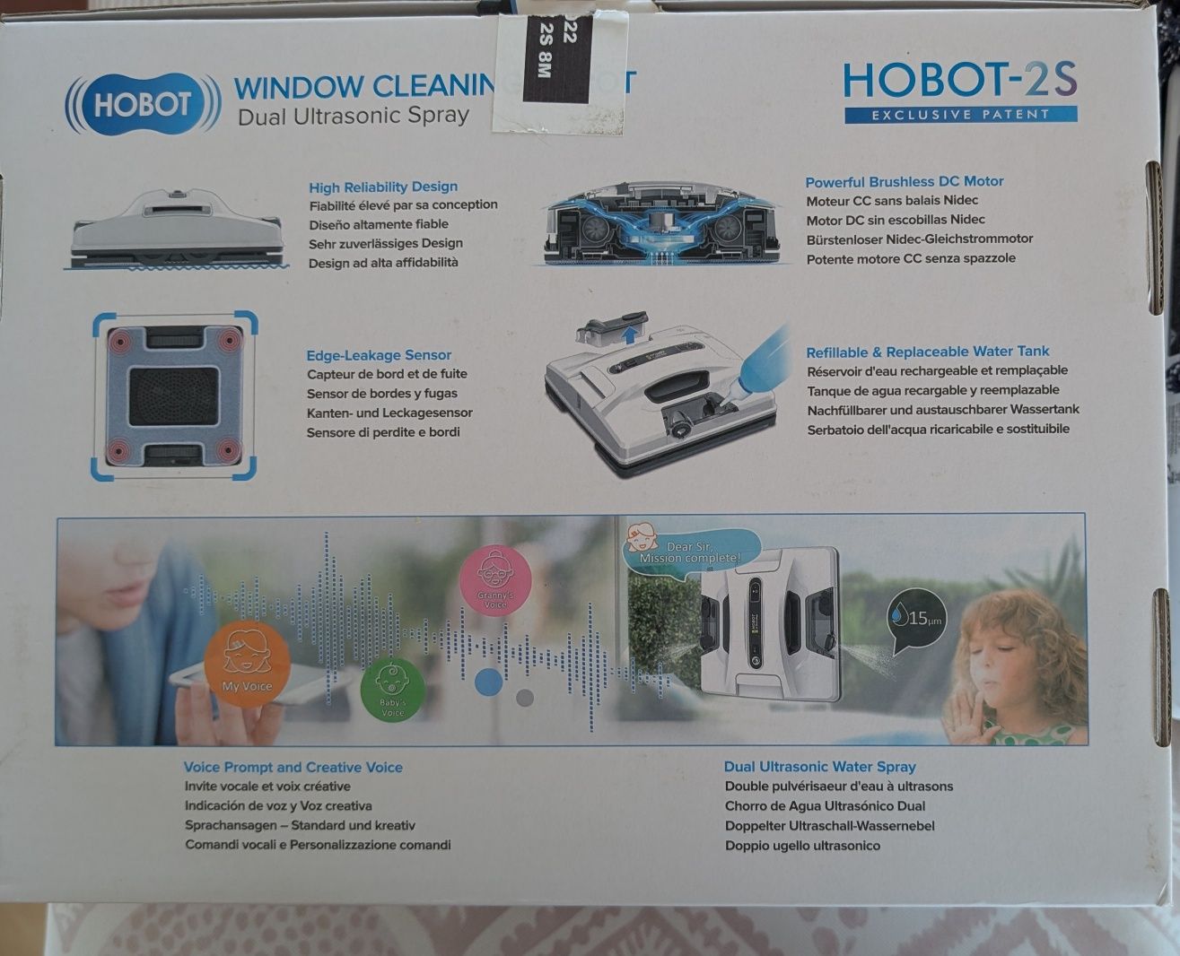 Robot do mycia okien HOBOT 2S 8M zwiększony zasięg 8 m