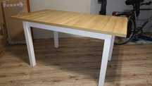 Stół drewniany rozkładany solidny duży 150x80