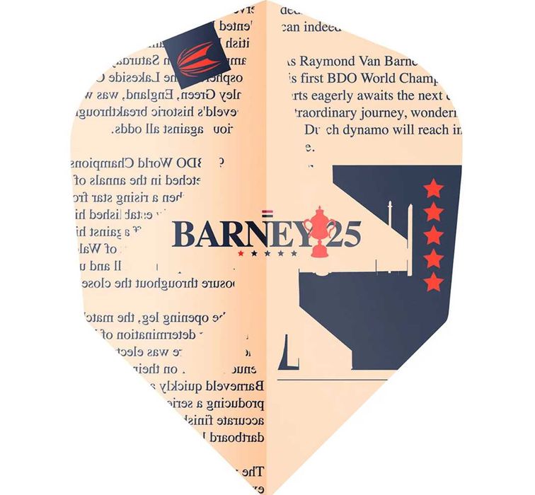 Pióra do lotek Dart Target Ultra Player Barney-25 Flights - N°2 - 3szt
