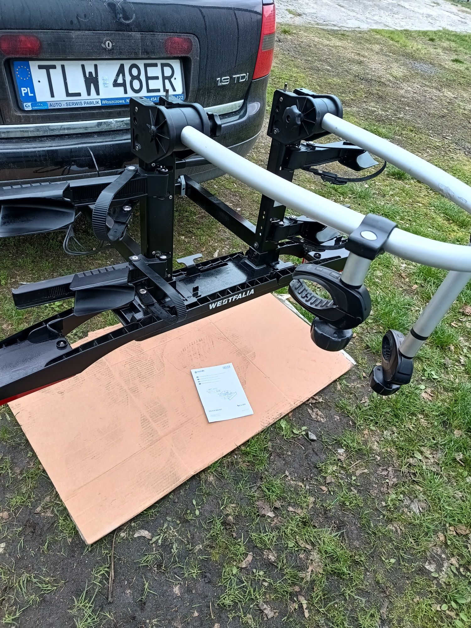 Bagaznik rowerowy Platforma na hak Westfalia MCU 60kg Thule Uebler