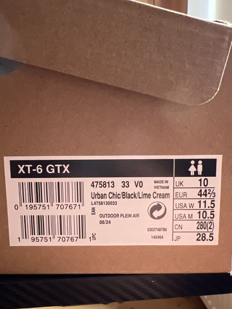 Salomon xt-6 gtx